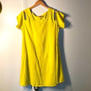 Oh my gauze! yellow dress, size 2